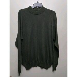 Stile di Vita Olive Green Preppy Italy Pullover Sweater Casual Wear Men's L
